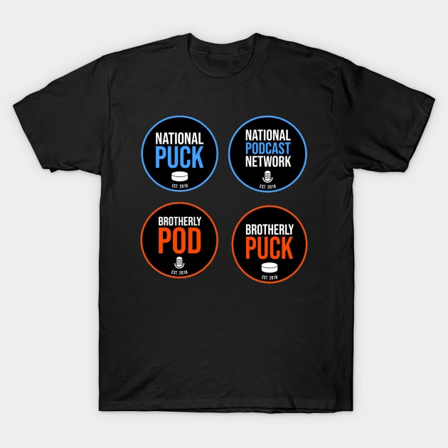 4 Brands T-Shirt by BrotherlyPuck1